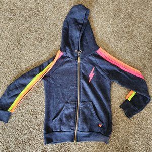 Aviator Nation dark blue Zip Up Hoodie